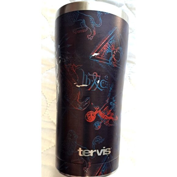 Tervis Harry Potter Dark Arts Hot/Cold 20 oz. Stainless Tumbler With Lid FLAWS - Picture 2 of 9
